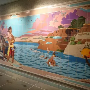 Mural of a typical afternoon by our New Mexico ocean.
