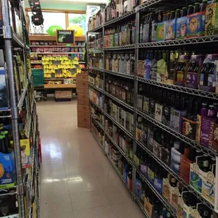 Aisles of beer
