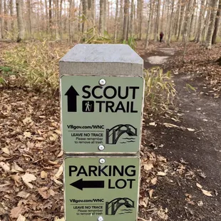 Scout Trail marker