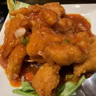 Fillet of Flounder in Sweet & Sour Sauce (Luncheon)