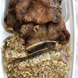 R10. Pork Chop with Fried Rice