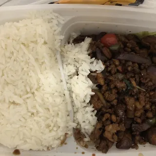 Bangkok Street Over Rice