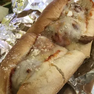 Meatball sub. Very tasty!