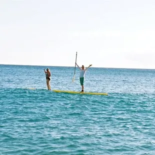 First time paddling and loving it!