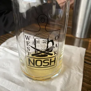 West Oak Nosh. We ate the Orange and Beet salad (came in a huge bowl) and the schnitzel bites with fries. Another big portion.