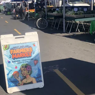 Entrance to West Oakland farmers market.