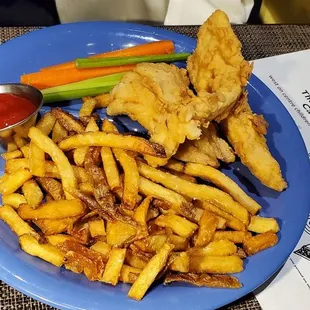 Kids fish and chips