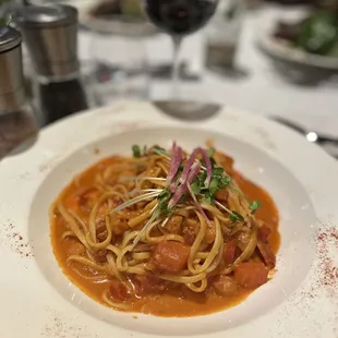 Prawns linguine is my favorite