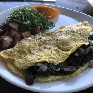 Wild Mushroom Omelet Brunch
