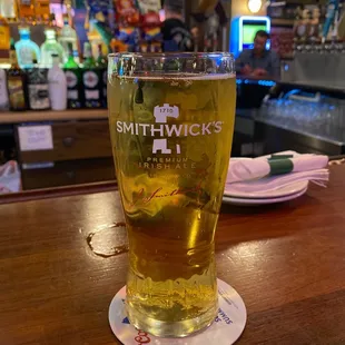 a pint of smithwick&apos;s ale