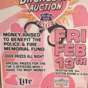 Bachelor Auction this Friday @WestParkStation!