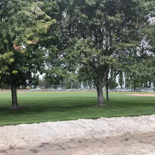 Nice baseball fields