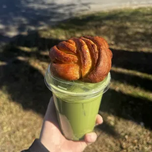 Honey Lavender Bun &amp; Matcha with Sugar Free Lavender