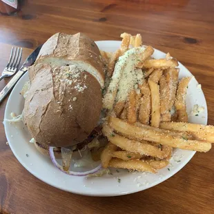 Classic Italian with Garlic fries