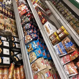 Back wall is filled with cookies!