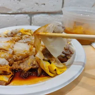 Arguably the silkiest rice roll skin in Chinatown