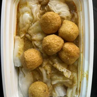Curry Fish Ball Roll