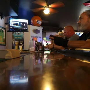 Waiting for "NORM!" to stop by.