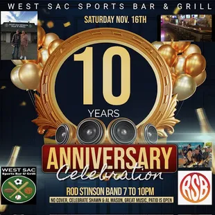WSSBG has been serving the community for 10 years.  Stop by and have a great time with friends.