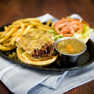 Green Chili Fried Chicken Sandwich