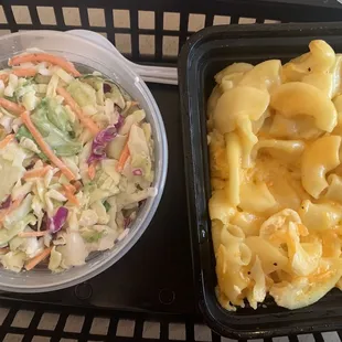 Cole Slaw $4 &amp; Mac n cheese $7 - pass