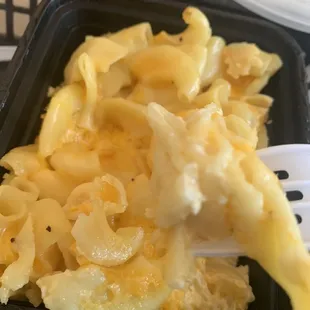 Mac n cheese- over cooked noodles