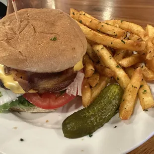 West Side Burger &amp; Garlic Fries