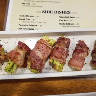 Bacon-Wrapped Zucchini Pupu