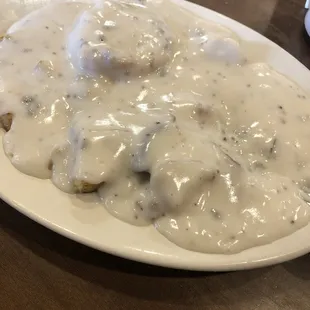 Biscuits and Gravy with Potatoes