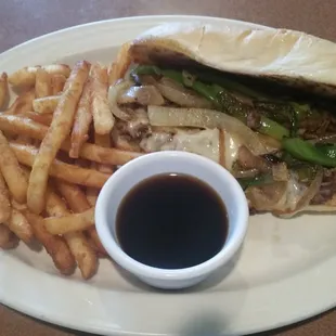 Hand shaved Philly Steak!