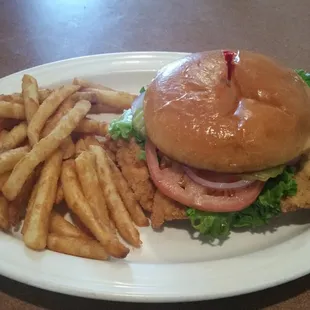 Hand breaded Tenderloin