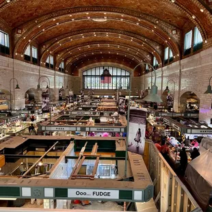 the interior of the building