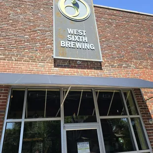 West Sixth Brewery in the middle of a neighborhood