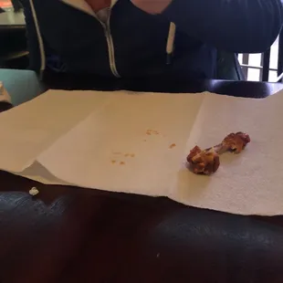 a man eating a piece of food