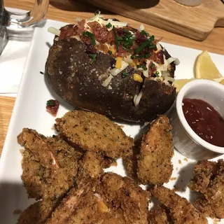 Seasoned Panko Crusted Fried Shrimp