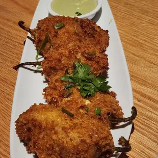 a plate of fried food