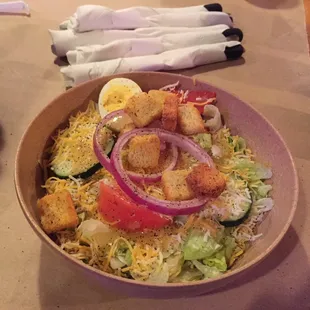 Side salad that came with my meal.