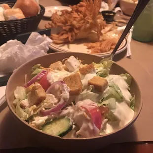 Texas blossom and a side salad