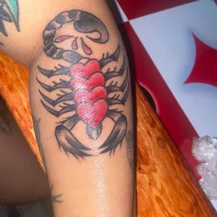 Scorpion tattoo by Luigi