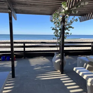 View from the tables