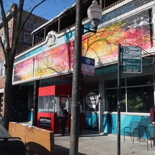 Storefront in winter time.