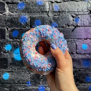 Cotton Candy Donut | West Town Bakery River North in Chicago