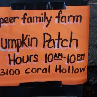2022 Speer Family Farms Pumpkin Patch