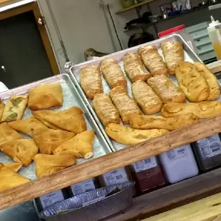 a variety of pastries