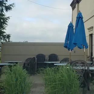 outside