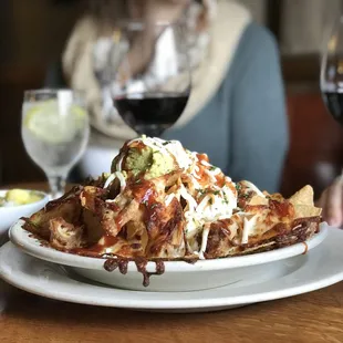 Grilled Chicken Nachos anyone? It&apos;s the chipotle honey glaze and house pico de gallo that makes them so delicious!