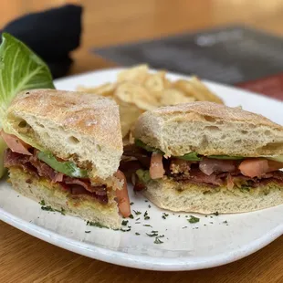 We take the classic sandwich over the top! Our Bacon Bacon BLTC features a double stack of thick cut smoked bacon and house-made herb aioli.
