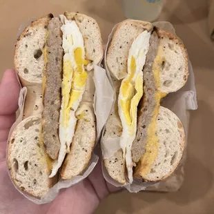 Sausage Meat, Egg, and Cheese