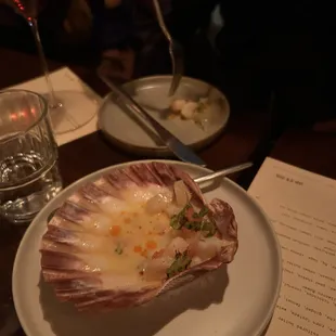 Scallop ceviche. Gone in 2 bites.