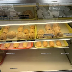 a display of pastries